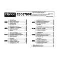 CLARION CDC6700R Manual de Usuario